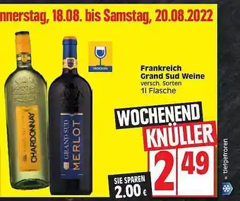 Edeka Frankreich grand sud weine Angebot