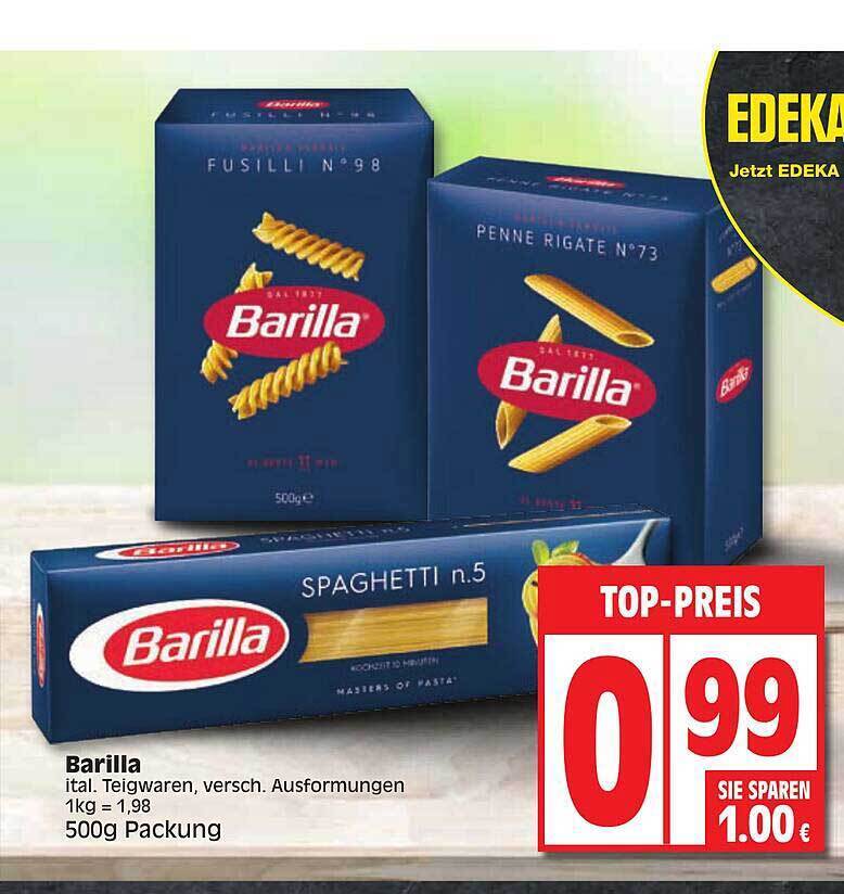 Alle Barilla Angebote - Entdecken Sie das günstigste Barilla Angebot!