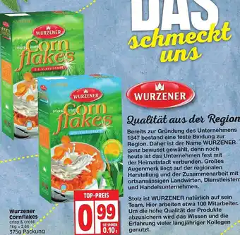 Edeka Wurzener cornflakes Angebot