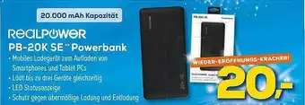 Euronics XXL Realpower pb-20k se powerbank Angebot