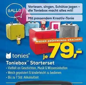 Euronics XXL Tonies toniebox starterset Angebot