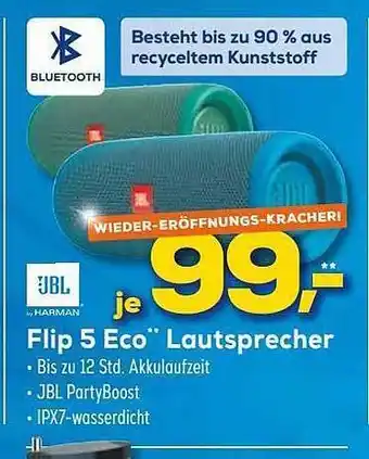 Euronics XXL Jbl flip 5 eco lautsprecher Angebot