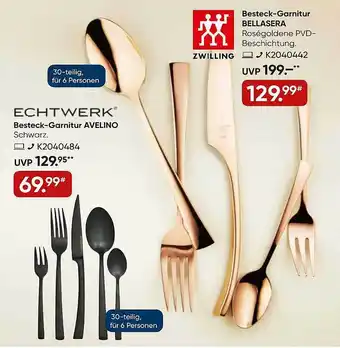 Galeria Echtwerk besteck-garnitur avelino oder zwilling besteck-garnitur bellasera Angebot