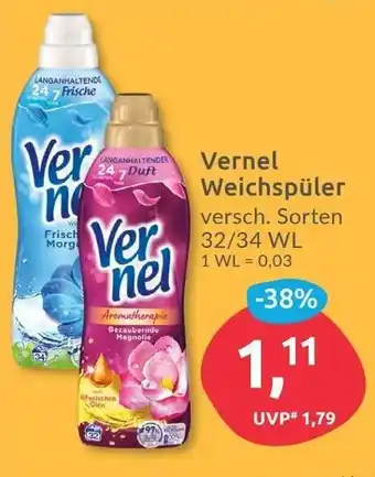 Budni Vernel Weichspüler 32/34 WL Angebot