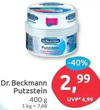 Budni Dr. Beckmann Putzstein 400 g Angebot