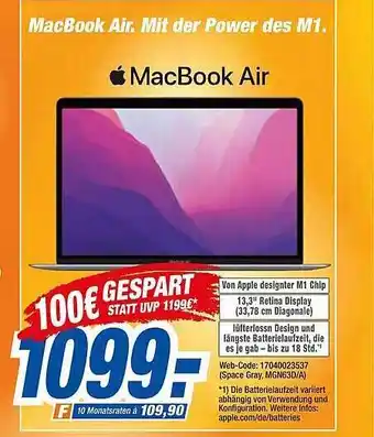 expert Octomedia Apple macbook air Angebot