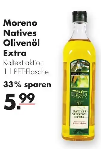 Handelshof Moreno Natives Olivenol Extra 1L Angebot