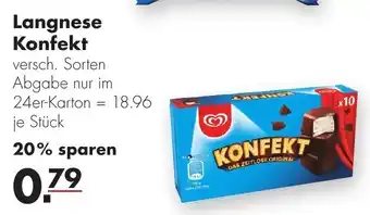 Handelshof Langnese Konfekt Angebot