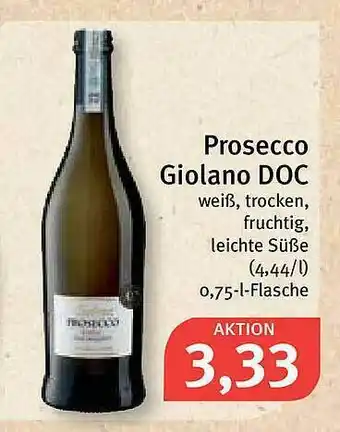 Feneberg Prosecco Giolano Doc 0,75L Angebot