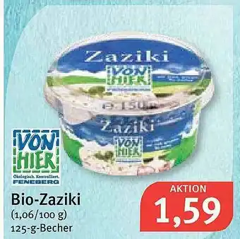 Feneberg Von Hier Bio Zaziki 125g Becher Angebot