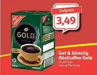 Feneberg Gut & Günstig Röstkaffee Gold 500g Angebot