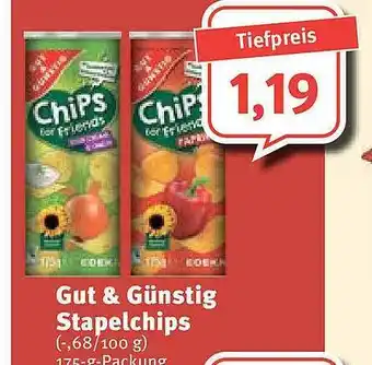 Feneberg Gut & Günstig Stapelchips 175g Angebot