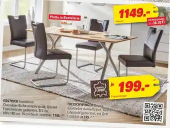 Höffner Esstisch oder freischwinger Angebot