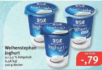 Feneberg Weihenstephan Joghurt 500g Becher Angebot