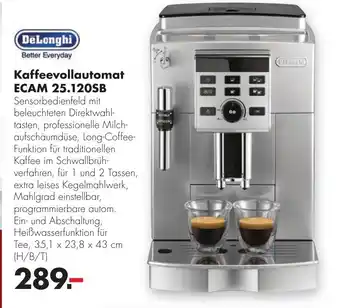 Handelshof DeLonghi Kaffeevollautomat | ECAM 25.120SB Angebot