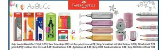 Pfennigpfeiffer Faber-castell Grip Jumbo Bleistifte, Two Tone Grip 2001, Grip Schreibset, Zirkel, Textliner, Knetradierer, Spitzdose, Grip 20 Angebot