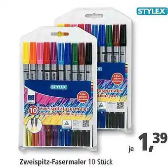 Pfennigpfeiffer Stylex Zweispitz Fasermaler Angebot