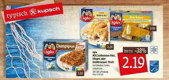 Kupsch Iglo Msc Schlemmer Filet, Filegro Oder Goldknusper Filets 240-380g Angebot