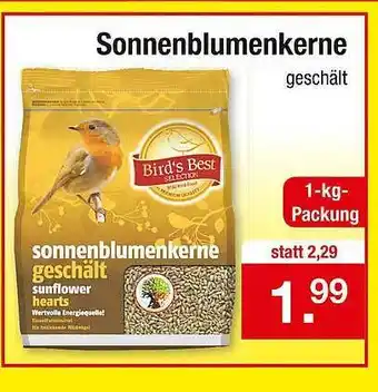 Zimmermann Bird's Best Sonnenblumenkerne 1kg Angebot