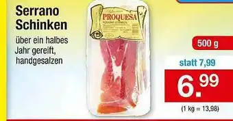 Zimmermann Serrano Schinken 500g Angebot