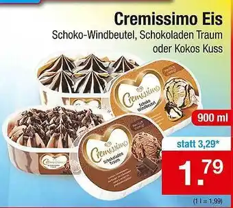 Zimmermann Cremissimo Eis 900ml Angebot