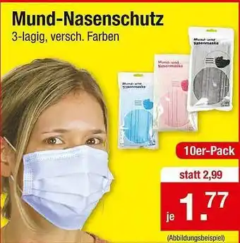 Zimmermann Mund Nasenschutz Angebot