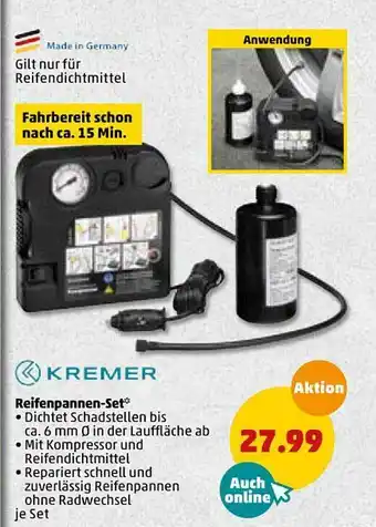 PENNY Kremer Reifenpannen Set Angebot