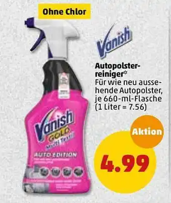 PENNY Vanish Autopolsterreiniger 660ml Angebot