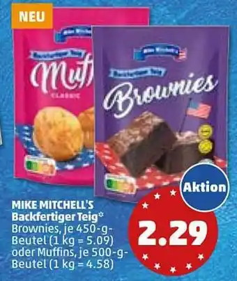 PENNY Mike Mitchell's Backfertiger Teig 450-500g Angebot