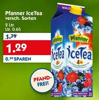 Hol'ab Getränkemarkt Pfanner IceTea versch. Sorten 2L Angebot