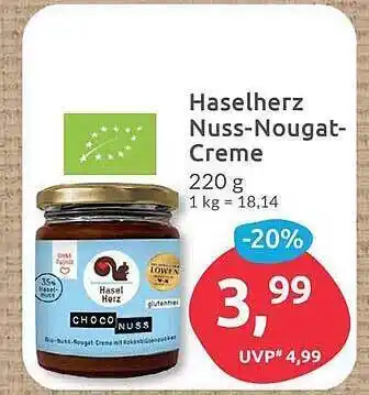 Budni Haselherz nuss-nougat creme Angebot