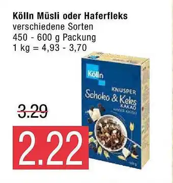 Marktkauf Kölln müsli oder haferfleks Angebot