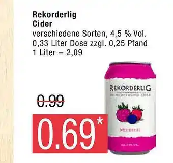 Marktkauf Rekorderlig cider Angebot