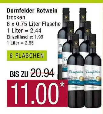 Marktkauf Dornfelder rotwein Angebot