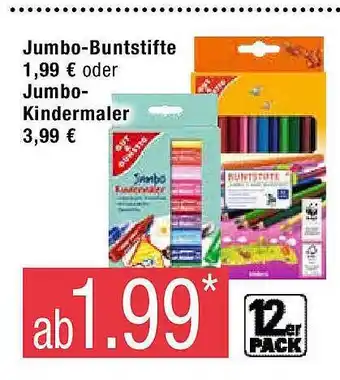 Marktkauf Gut & günstig jumbo buntstifte oder jumbo kindermaler Angebot