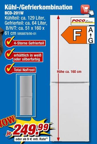 Poco Poco line kühl-/gefrierkombination Angebot