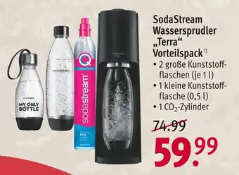 Rossmann Sodastream wassersprudler „terra“ vorteilspack Angebot