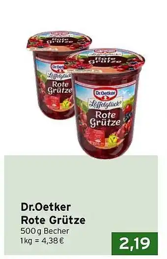 CAP Markt Dr.oetker rote grütze Angebot