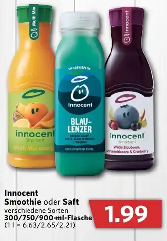 Combi Innocent Smoothie oder Saft 300/750/900ml Angebot