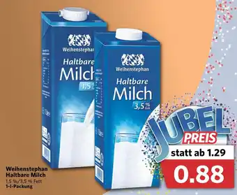 Combi Weihenstephan Haltbare Milch  1L Angebot