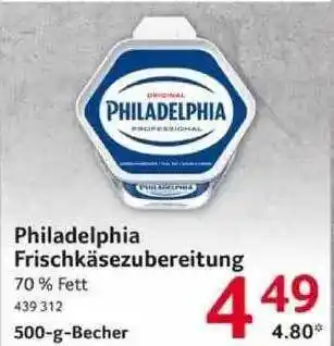 Selgros Philadelphia frischkäsezubereitung Angebot