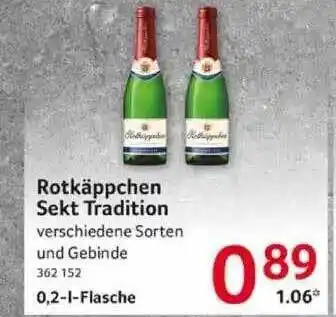 Selgros Rotkäppchen sekt tradition Angebot