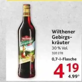 Selgros Wilthener gebirgskräuter Angebot