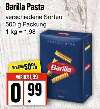 Edeka Frischemarkt Barilla pasta Angebot