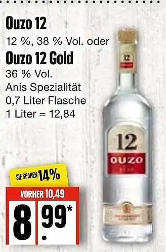 Edeka Frischemarkt Ouzo 12 oder ouzo 12 gold Angebot