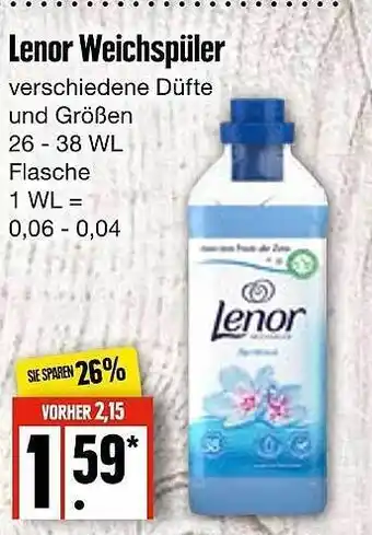 Edeka Frischemarkt Lenor weichspüler Angebot