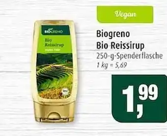 Markant Biogreno bio reissirup Angebot