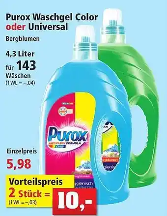 Thomas Philipps Purox waschgel color oder universal Angebot