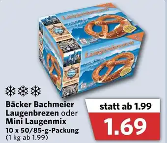 Combi Bäcker Bachmeier Laugenbrezen oder Mini Laugenmix 10x50/85g Angebot