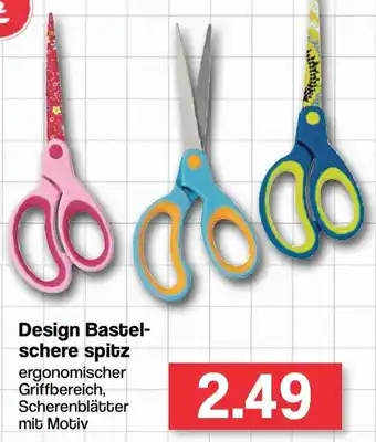 Famila Nord West Design Bastelschere spitz Angebot